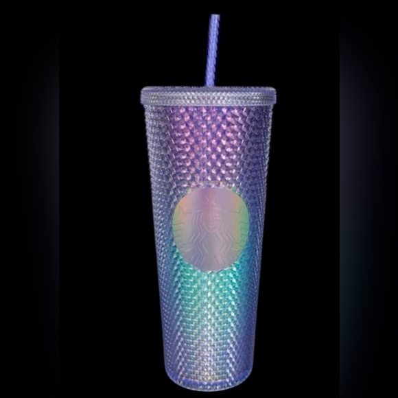 Starbucks Mermaid Studded Cup Purple Ombre Bling Tumbler 24oz Venti New 2021 - Picture 5 of 16